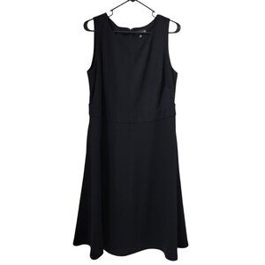 Ryan Wythe Size 0X (XL/16) Black Sleeveless Cocktail/Career Dress